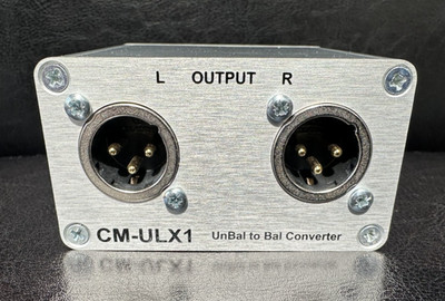 Sonifex CM-ULX1 Unsymmetrischer RCA zu Symmetrischer XLR Wandler - Neuwertig