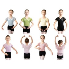Girls Shirt Workout Tops Casual Blouse Ballet Tank Top Gymnastics Undershirts