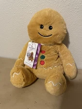 WARMIES Comfort Plush Gingerbread Boy Lavender Scent Microwave Warmth Christmas