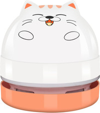 Mini Desktop Vacuum Cleaner, Portable USB Vacuum Cleaner for Desk Mini Cute Cart