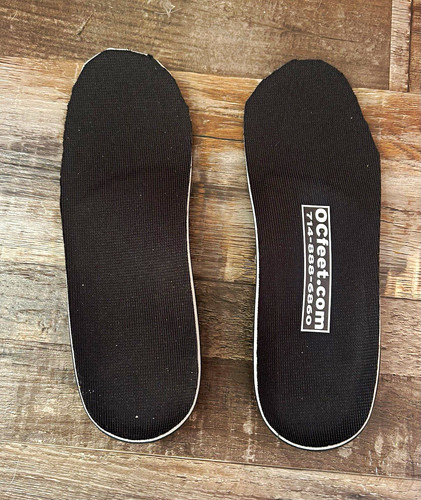 R2 Women’s Athletic Shoe Insoles Inserts Black 7-8 Plastic