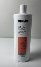Nioxin Pro Clinical 4 Scalp + Hair Conditioner 33.8oz Colored Dry Damaged Hair 0.80 per fl oz