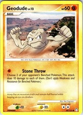 Geodude 84/123 Common Mysterious Treasures Pokemon Moderately Played on eBay
