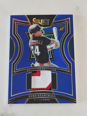 Luke Keaschall RC 2025 Select - Selective 3 Color Patch Blue Prizm /49 Twins