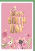 Geburtstag GrußKarte Mit Umschlag Happy Birthday Vogel