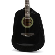 Guitar Gig Bag Case Gig Accessory Black Velvet Dust Cover, Soft Portable Prot...