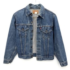 Vtg 1970s Levi Strauss Size 36 Type III Denim Jacket WPL 423 Made In USA Trucker