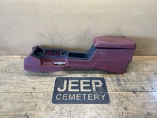 84-96 Jeep Cherokee Xj Comanche Mj Red Oem Center Floor Console Plastic