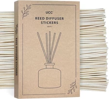 UCC 200PCS Reed Diffuser Sticks 10" Premium Natural Rattan for Essential Oil