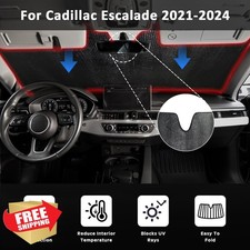 ZOIBV Windshield Sun Shade Cadillac Escalade 2021-2026