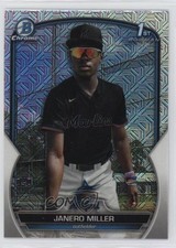 2023 Bowman Chrome Prospects Mega Box Mojo Refractor Janero Miller #BCP-184 z2n