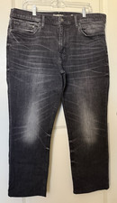 Goodfellow  Co Men's Total Flex Slim Jeans - Black - Size 38x32