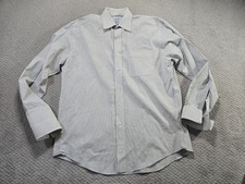 Brooks Brothers Shirt Mens 15-30 Striped Makers USA Made French Cuff Vintage