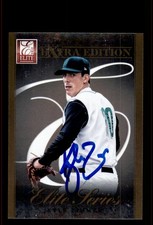 Signed Baseball Card Auto Kyle Zimmer 2012 Panini Elite Extra Edition #19