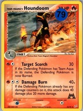 Team Magma's Houndoom 34/95 Uncommon Team Magma vs Team Aqua Pokemon LP on eBay