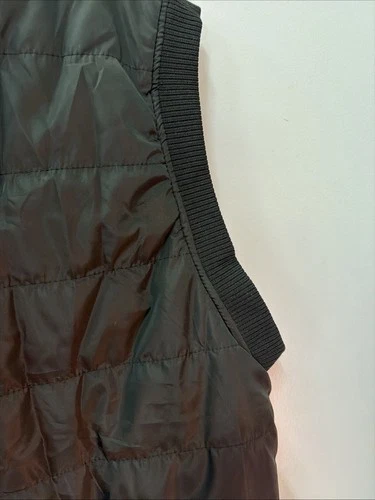 Authentic Cool Choice Mens 2XL Black Full Zip OutdoorPuffer Vest Sherpa Lined image 15