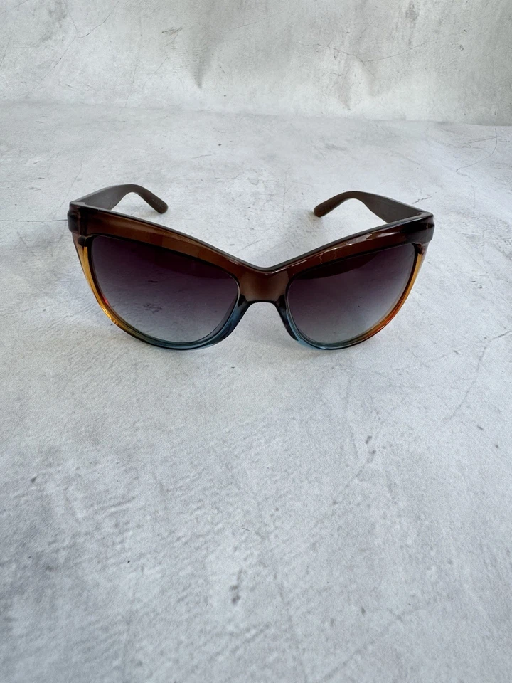 Gafas de sol Diesel DS 0134 marrón degradado de gran tamaño para mujer moda Italia » Foto 2 de 4