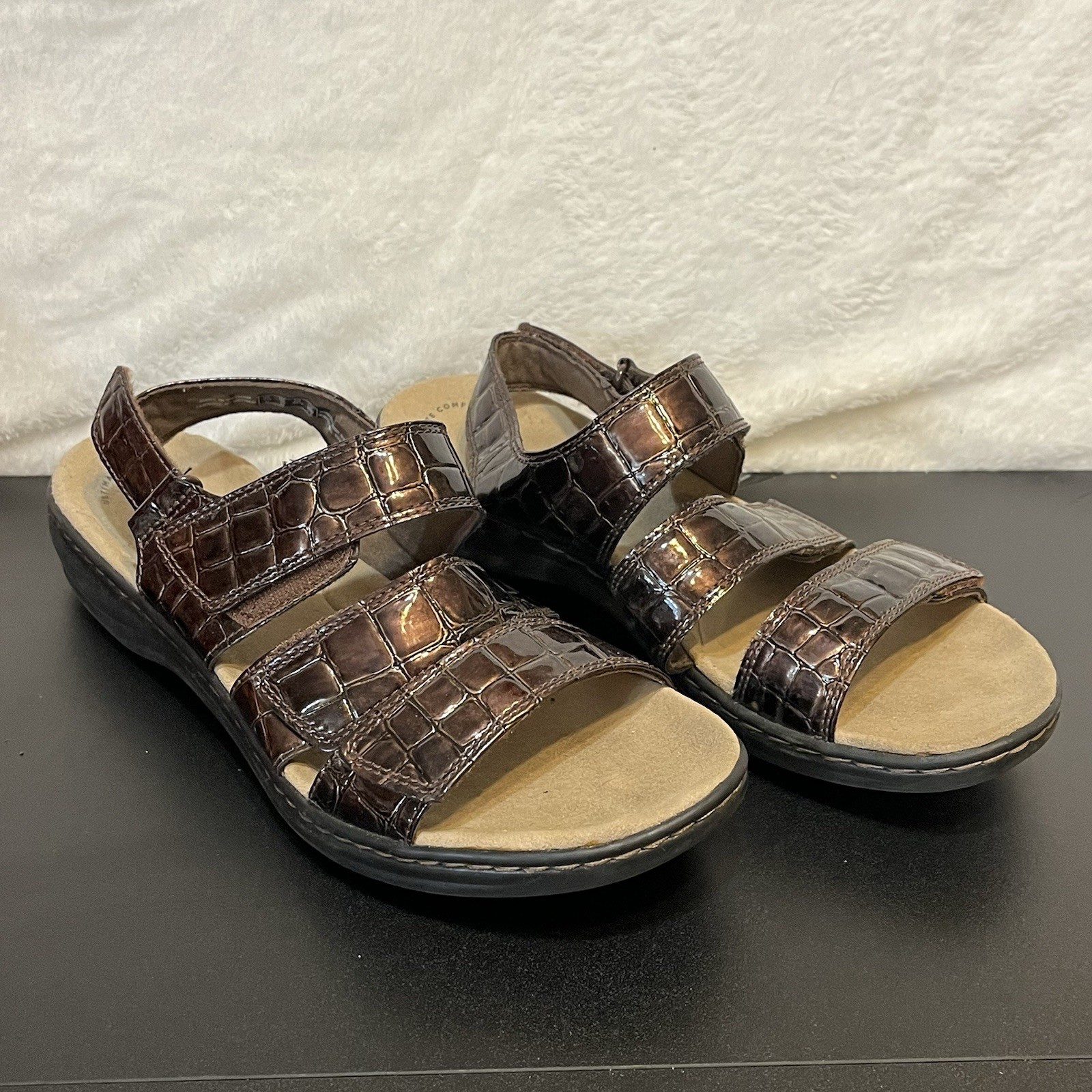 Collection by Clarks Slingback Adjustable Patent … - image 1