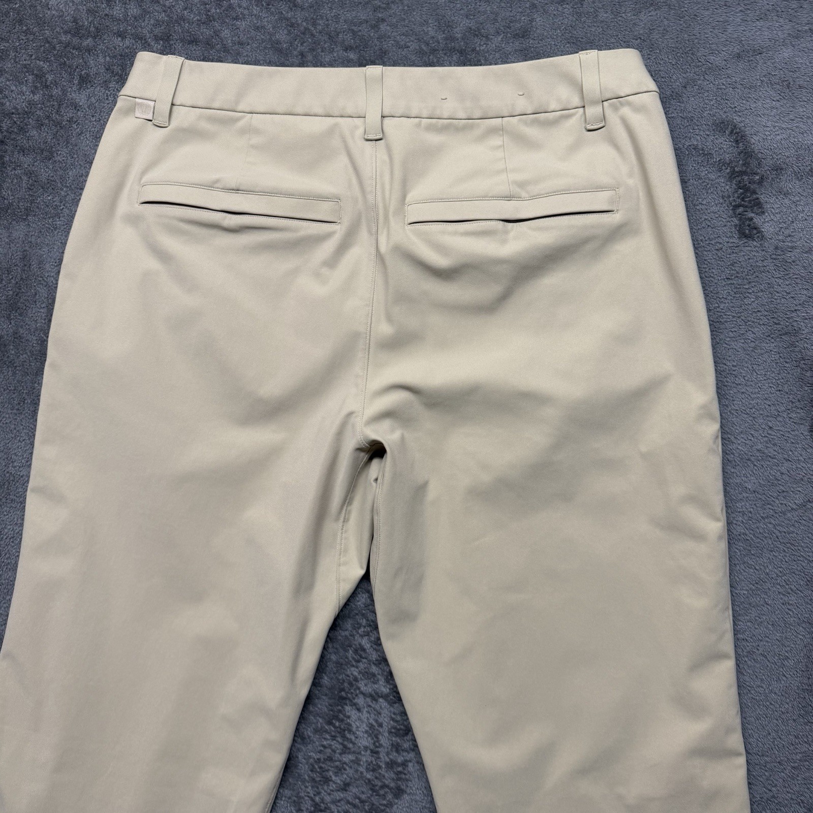 Lululemon Commission Pants Mens 32x30 Beige Warpstreme Slim Fit ...