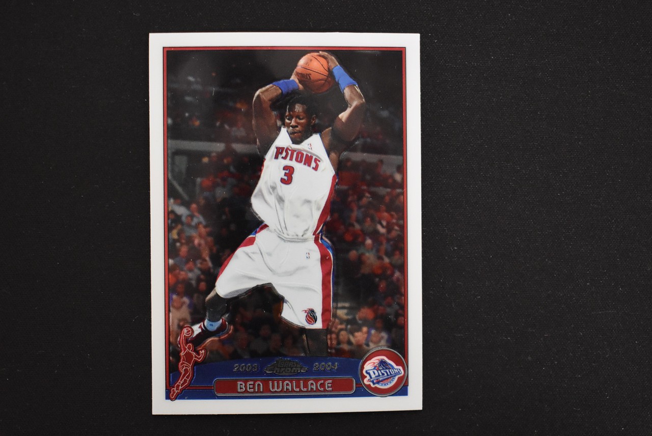 Ben Wallace 2003-04 Topps Chrome #30 Detroit Pistons