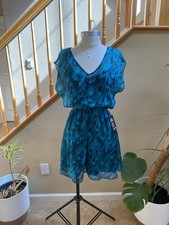 Express Women’s Sleeveless Sheer Spring Summer Dress Size XS