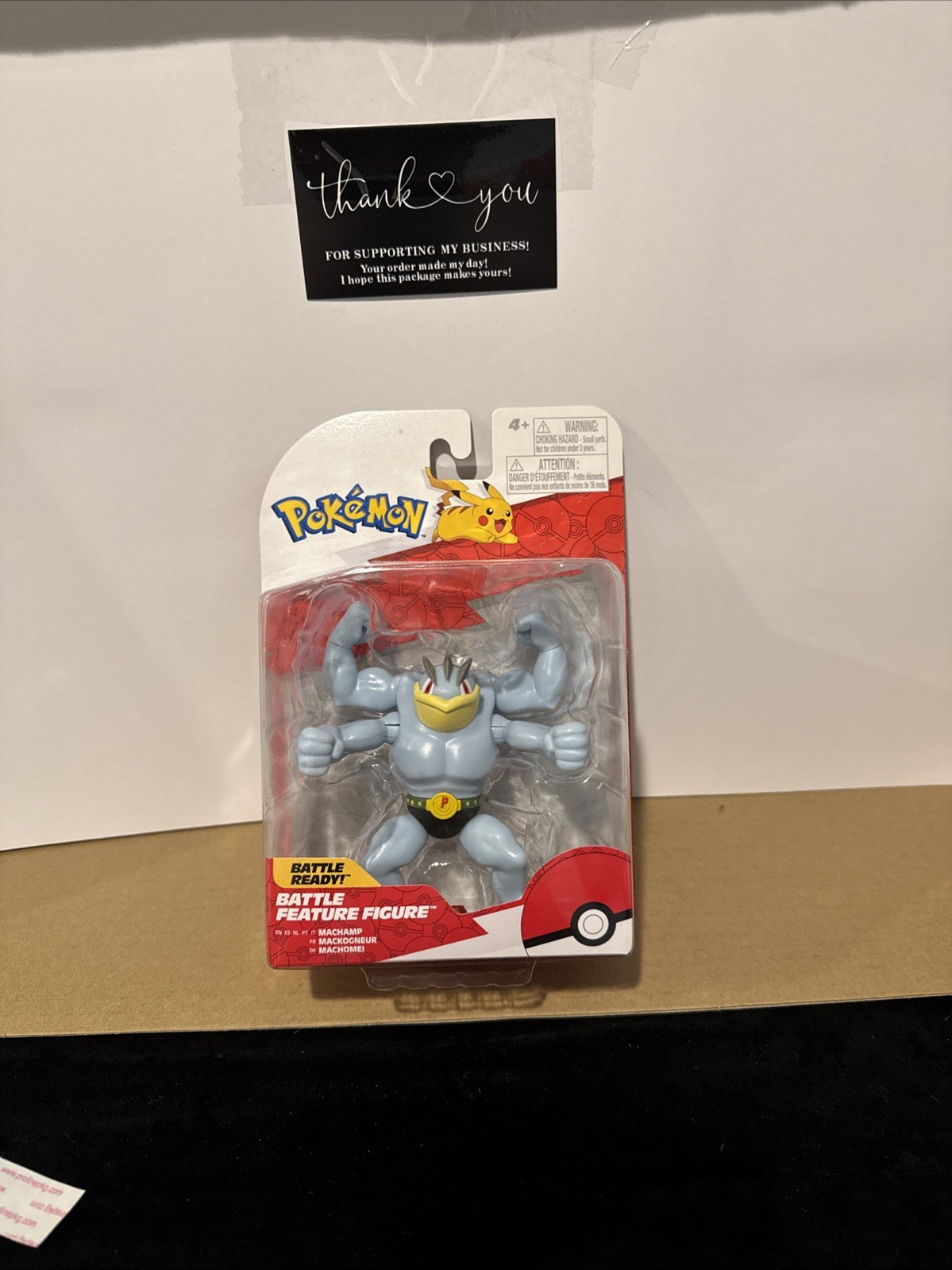 Pokemon Battle Feature Figure ~ Machamp ~ RARE NEW IN BOX