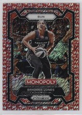 2024 Panini Prizm Monopoly WNBA Millionaire Red Shimmer /100 Brionna Jones 1e88