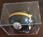 Pittsburgh Steelers Signed Mini Helmet 5 Signatures Plus Gold Pen Used