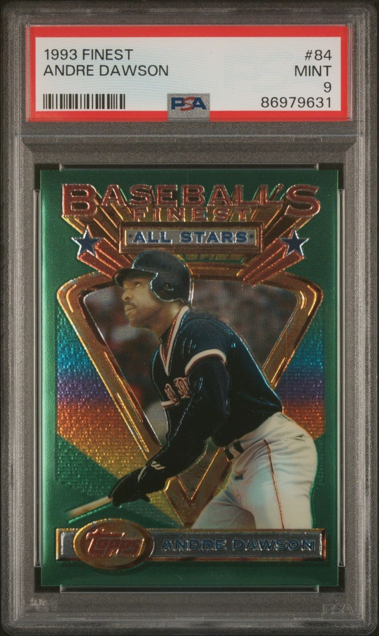 1993 Finest Andre Dawson #84 PSA 9 - HOF