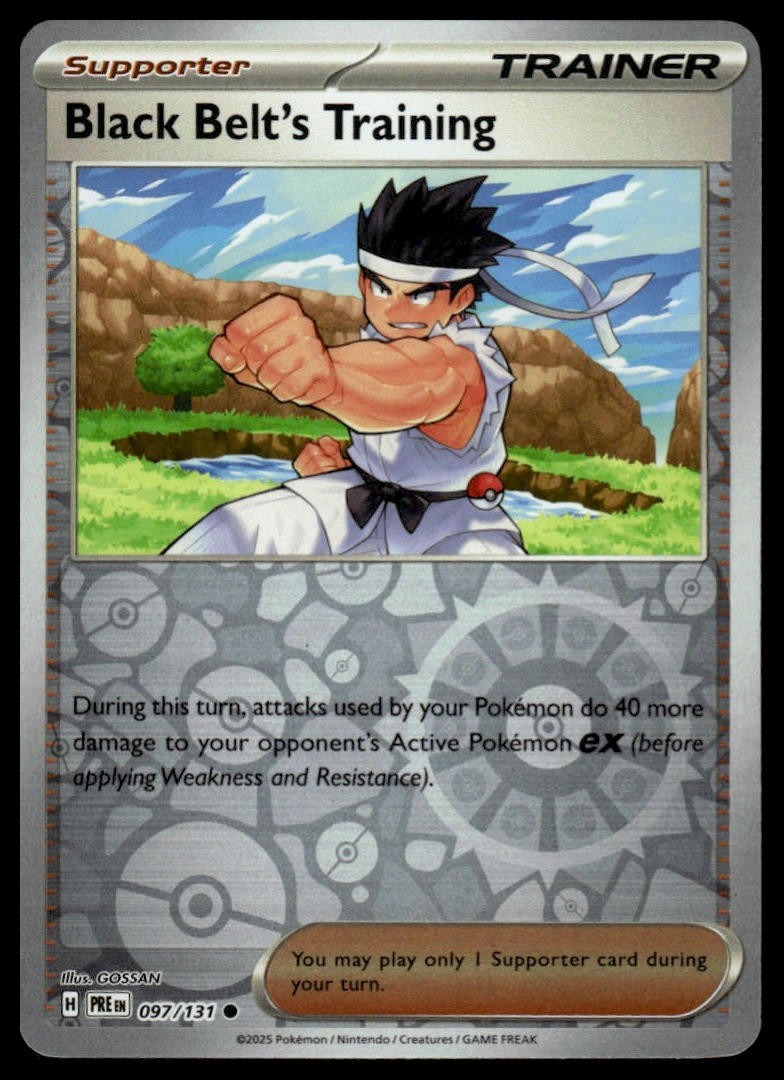 Black Belt's Training SV: Prismatic Evolutions #097/131 Reverse Holo NM