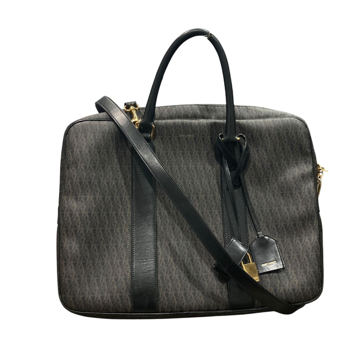 SAINT LAURENT PARIS Paris borsa a tracolla a 2 vie marrone 190425