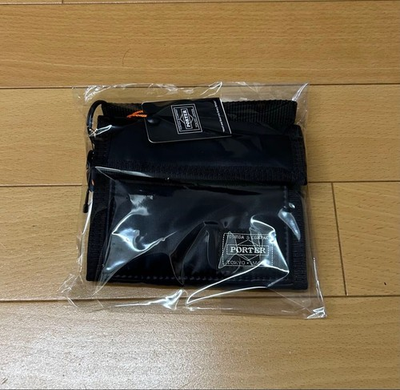 #ad PORTER Porter Capsule Trifold Wallet 555 06440 CAPSULE Black $165.42