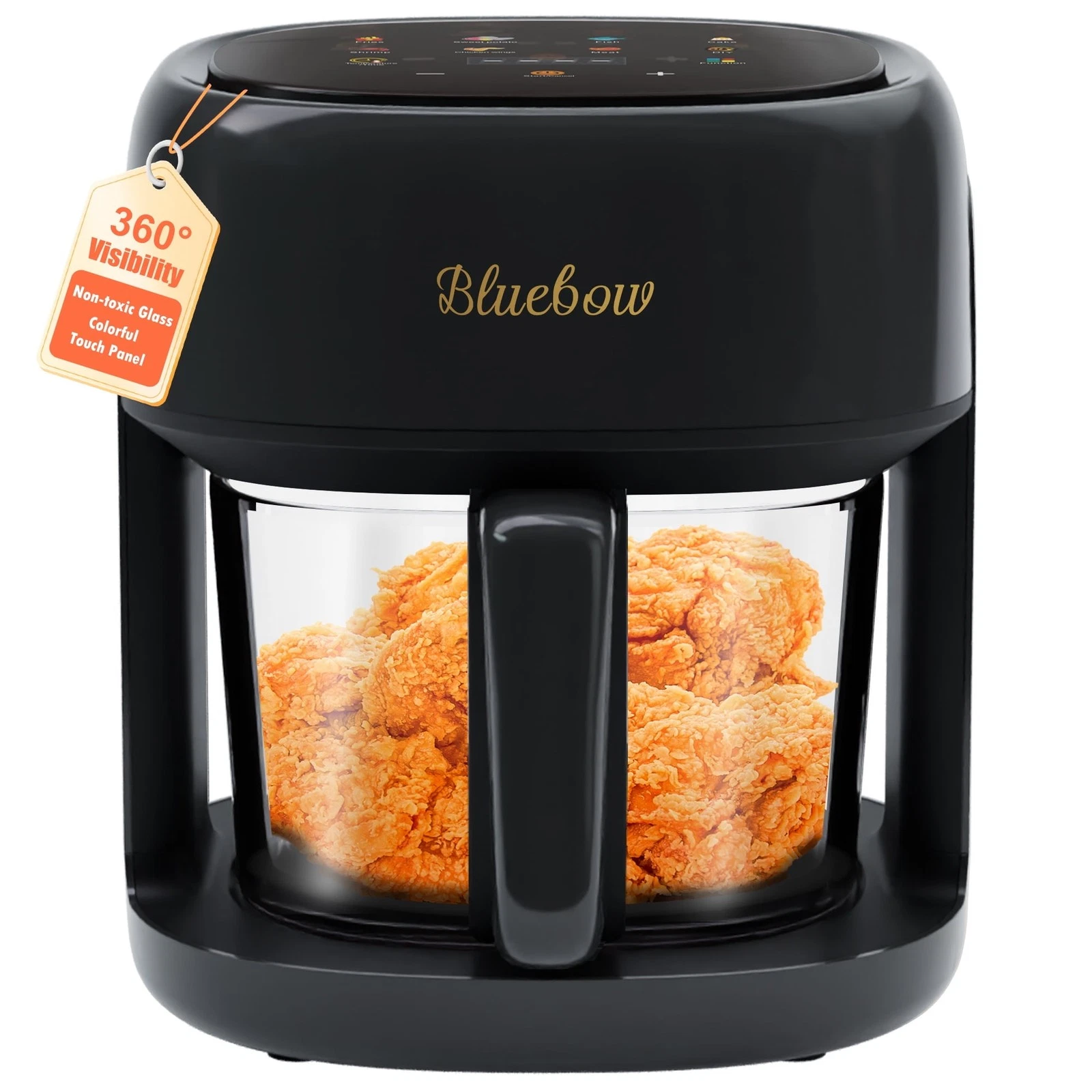 Bluebow 5 Quart Air Fryer with 360 Degree Viewing Glass Pot, 8-in-1 Digital
Opens in a new window or