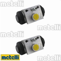 2X Radbremszylinder Metelli 04-0742 2 Bremszylinder Set Rechts Links FüR Fiat