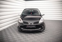 Maxton Design Frontlippe Passend FüR Renault Clio Iii Rs Schwarz Hochglanz
