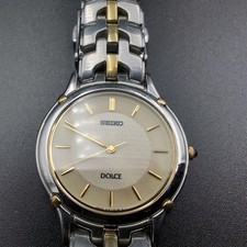 SEIKO DOLCE 8J41-6080 Gold, working condition.  USED  