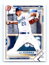 #BD-73 2021 Bowman Draft ~ Ben Kudrna Kansas City Royals