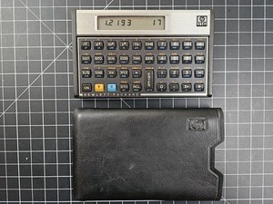 Vintage HP 11C Black Handheld Business Programmable Scientific Calculator