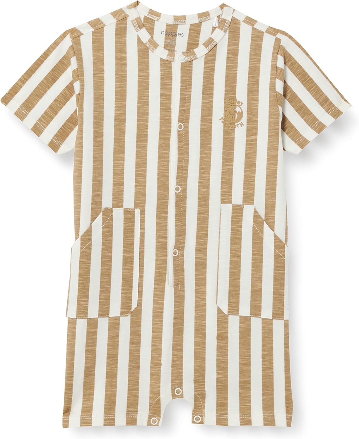 Mono Mono Noppies Baby-Jung B Playsuit, Blanc de Blanc, 56