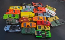 Vintage Mixed  Matchbox, Mattel And Unbranded Cars 24 Pieces From Different Ages