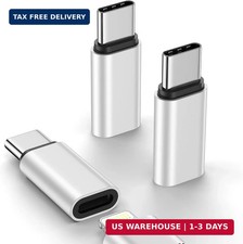 3Pack Apple MFi Certified USB C to Lightning Adapter for iPhone 17 Air Pro Max