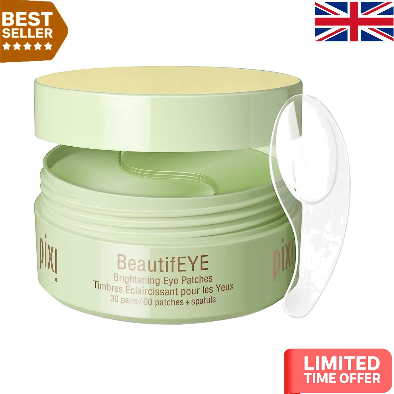 30 Pairs BeautifEYE Hydrogel Patches with Vitamin C | Brighten & Hydrate