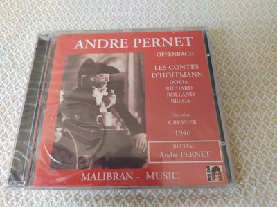 Offenbach: Les Contes d'Hoffman - André Pernet - Doria - 2CD Malibran NEU