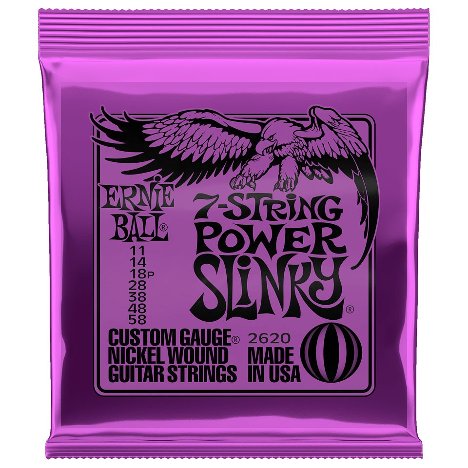 Гитара Ernie Ball 7-струнная Power Slinky 2620.011-058 Гитара Ernie Ball 7-струнная Power Slinky 2620.011-058 Гитара Ernie Ball