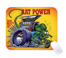 Rat Fink Classic Cartoon Desk Mat Retro Style Gaming Mouse Pad