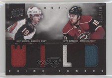 2011 Panini Prime Combos Dual Materials 19/225 Brett Bulmer Devin Setoguchi 1o3