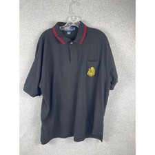 Polo Ralph Lauren Polo Shirt Men's Size 2X Big  Tall Black Pocket Crest Short
