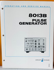 HP 08013-90006 1977 Model 8013B Pulse Generator Operating & Service Manual.