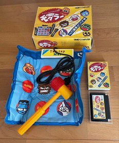 Super Whack a Mole Pokkun Mogura W/Box Mat Rare Famicom FC Used Game NTSC-J JP