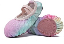 MSMAX Ballet Shoes Wedding Party Dance Flats for Girls Toddler/Little...